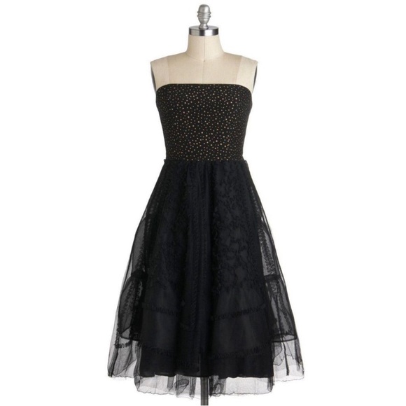 Corey Lynn Calter Dresses & Skirts - COREY LYNN CALTER black tulle dress Anthropologie